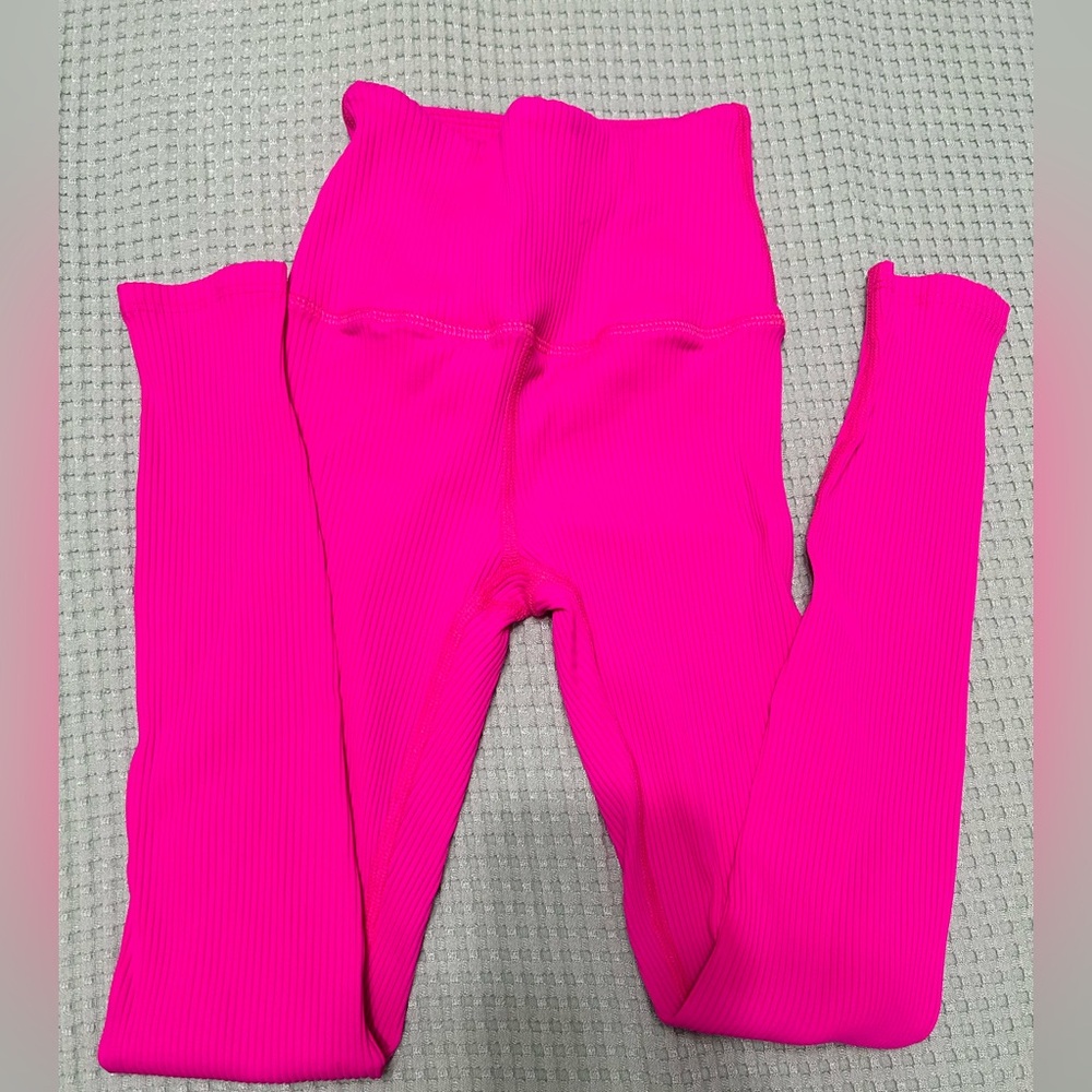 NWOT Carbon38 Bright Pink Leggings